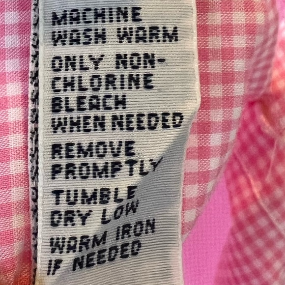 Ralph Lauren Men’s Shirt Button Down Pink White Gingham Long Sleeve Custom Fit M - Picture 6 of 15